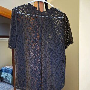 Women's Sheer Lace Bodysuit